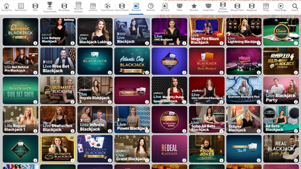 Betway Casino live dealer games